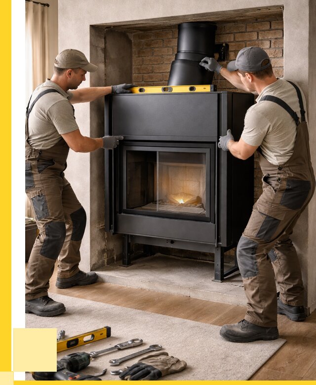 Установка каминных топок в Краснокамске под ключ от 18247 р. | ЭриданКнм