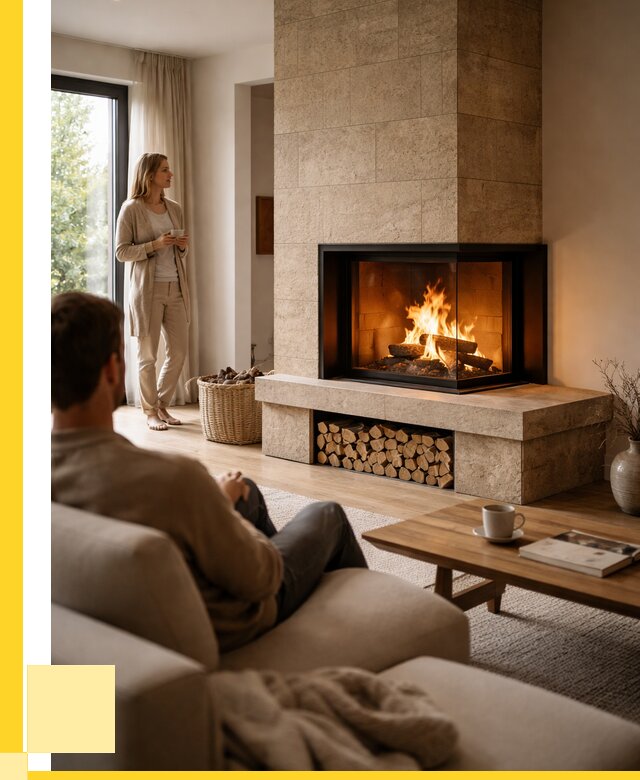 Угловые камины из кирпича установка в Краснокамске от 152055 р. ЭриданКнм