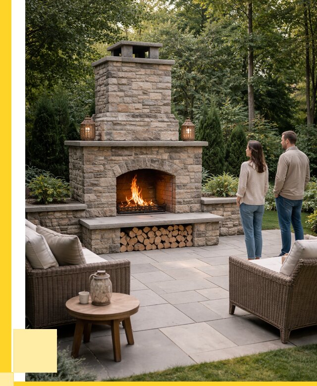 Уличные камины из кирпича в Краснокамске от 152055 р. | ЭриданКнм