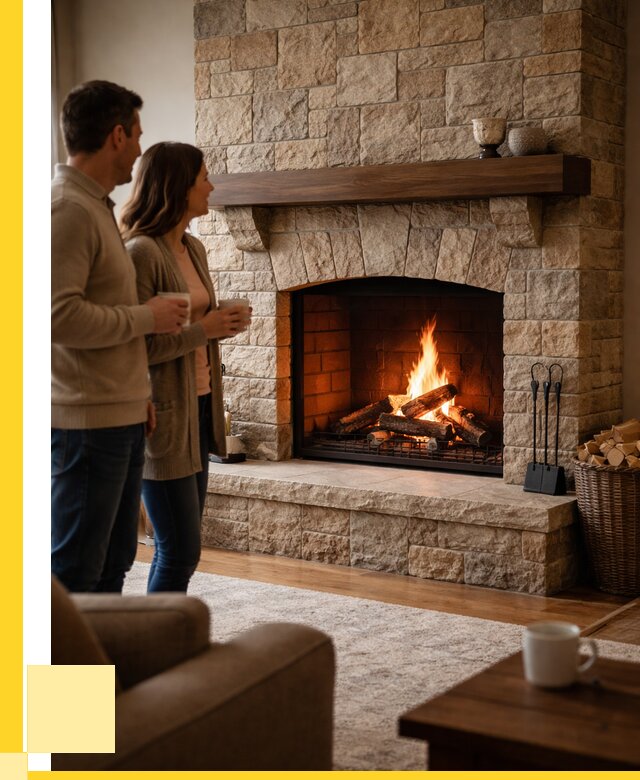 Каменные камины на заказ в Краснокамске от 182466 р. | ЭриданКнм