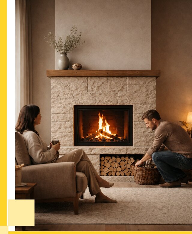 Камины для дома в Краснокамске под ключ от 152055 р. | ЭриданКнм