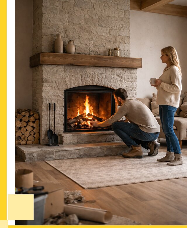 Камины для загородного дома в Краснокамске от 354795 р., ЭриданКнм