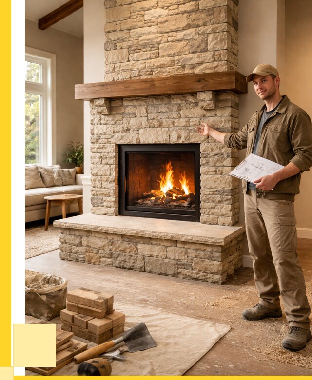 Камины под ключ в Краснокамске от 182466 р. | ЭриданКнм — установка