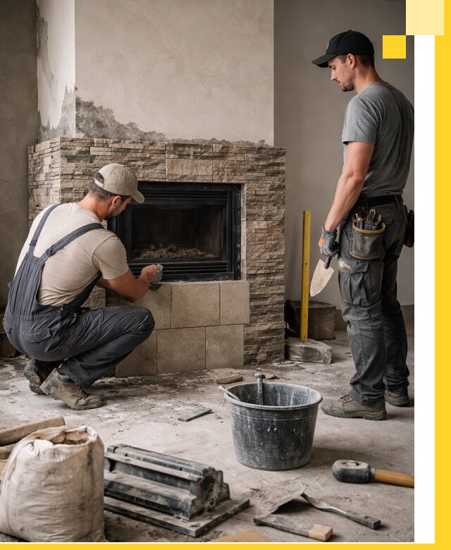 Камины под ключ в Краснокамске: проект, изготовление и монтаж