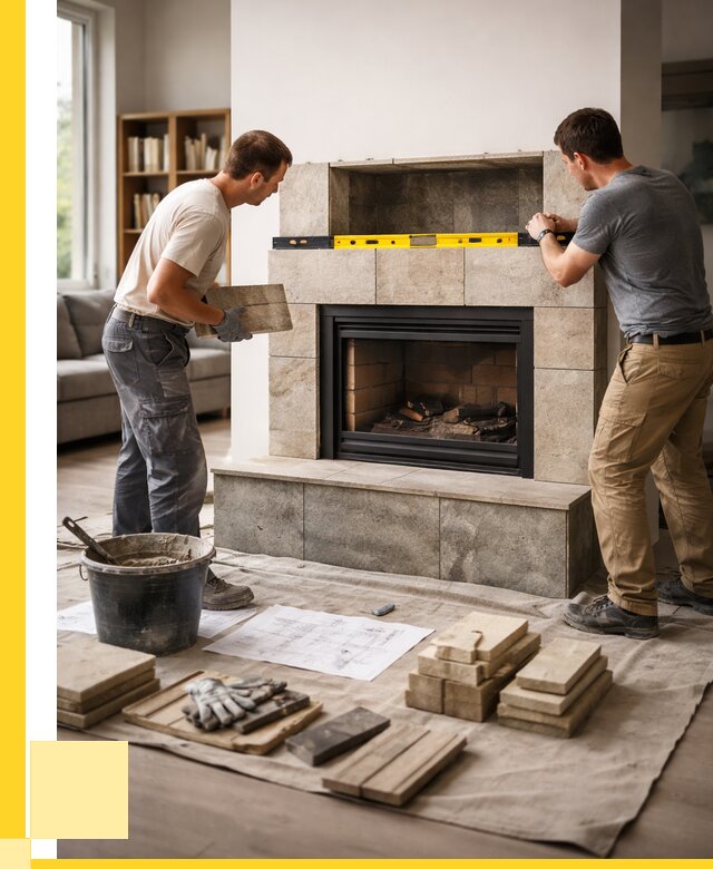 Монтаж каминов и установка в Краснокамске от 45617 р. | ЭриданКнм