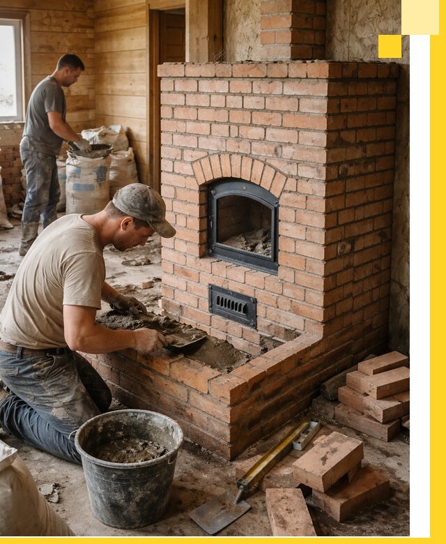 Профессиональное строительство печей в Краснокамске под ключ