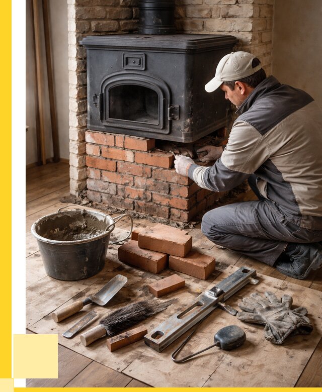 Ремонт печей в Краснокамске от 12164 р., услуги печника ЭриданКнм