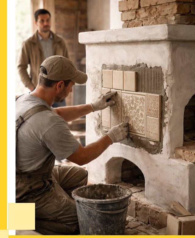 Отделка печей и банных печей в Краснокамске от 35480 р. | ЭриданКнм