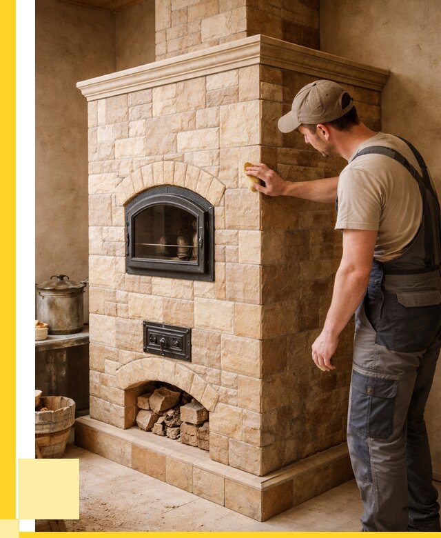 Облицовка печей в Краснокамске от 4562 р. под ключ | ЭриданКнм