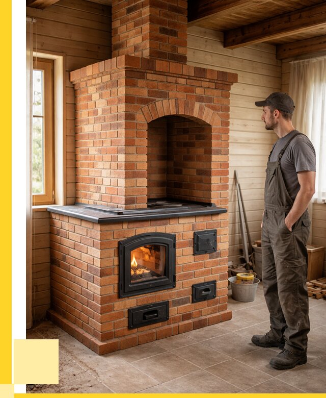 Кирпичные печи в Краснокамске: купить от 152055 р. | ЭриданКнм