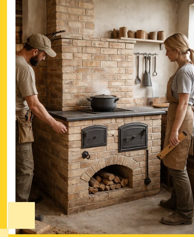 Варочно отопительные печи в Краснокамске от 91233 р. | ЭриданКнм