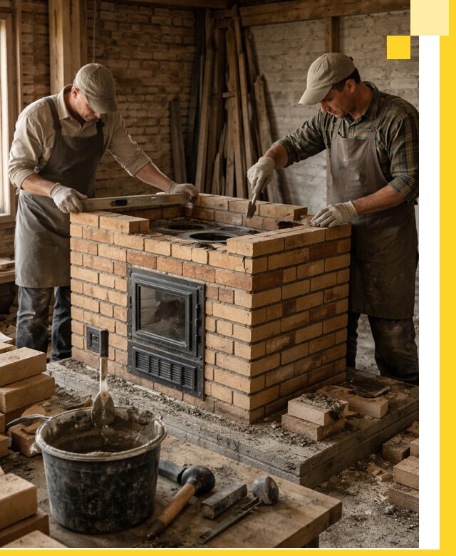 Изготовление и установка варочных печей под ключ в Краснокамске