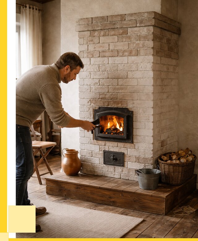 Печь голландка из кирпича в Краснокамске от 86165 р. | ЭриданКнм