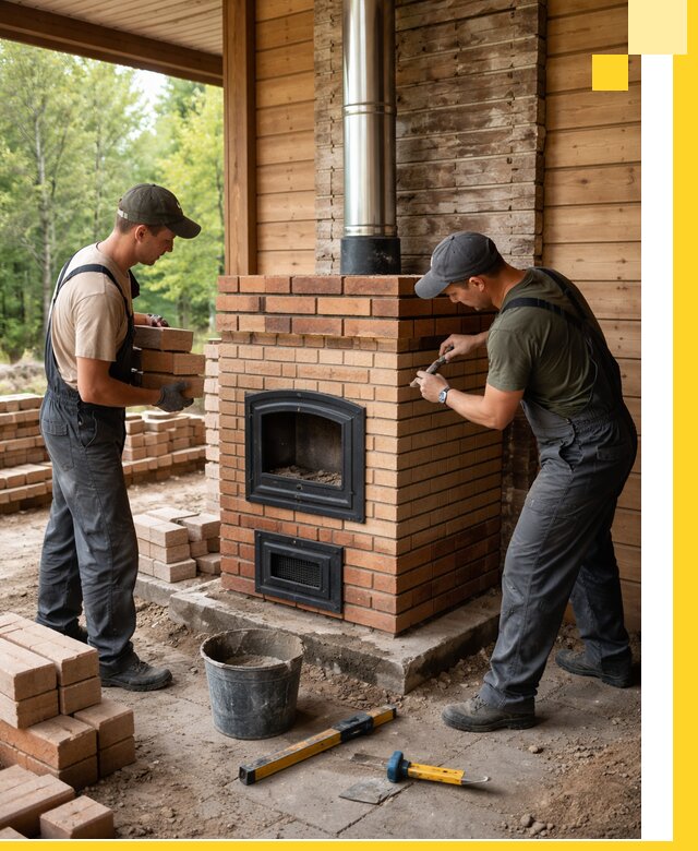 Производство и установка дачных печей под ключ в Краснокамске