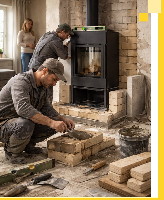 Печи и камины под ключ: проект, установка в Краснокамске