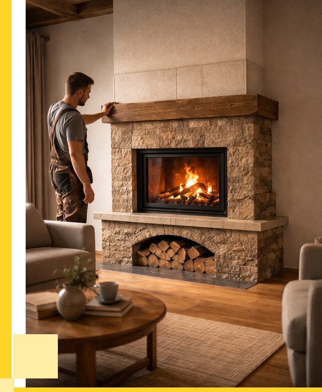 Печи камины для дома под ключ в Краснокамске от 55754 р. | ЭриданКнм