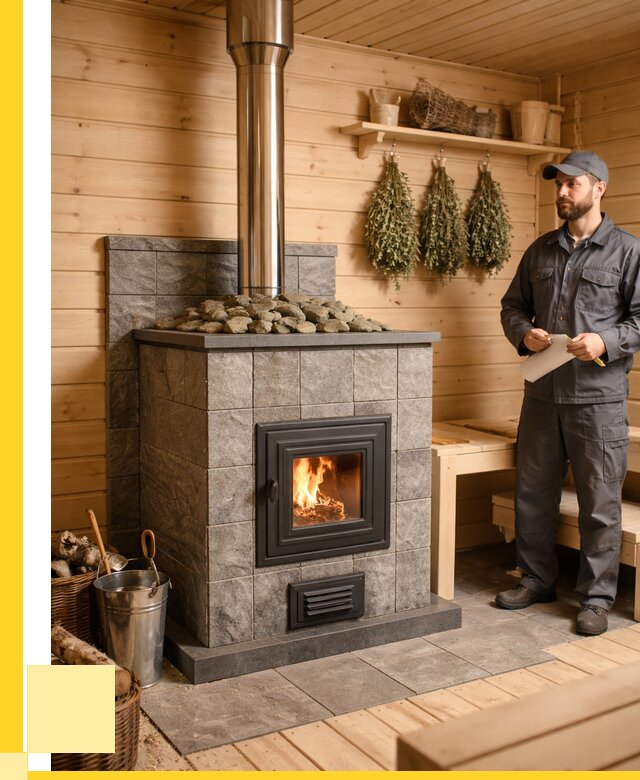 Печи для бани под ключ в Краснокамске от 121644 р. | ЭриданКнм