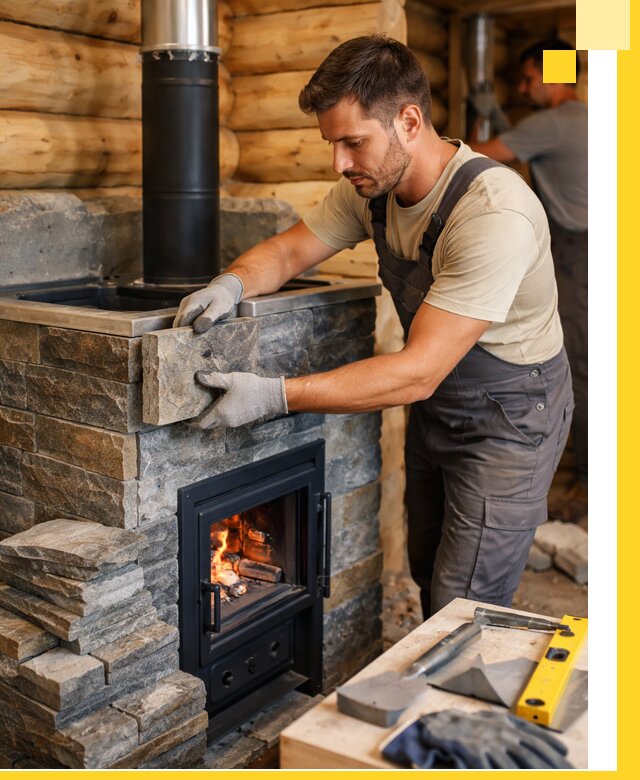 Печи для бани под ключ в Краснокамске: изготовление и монтаж