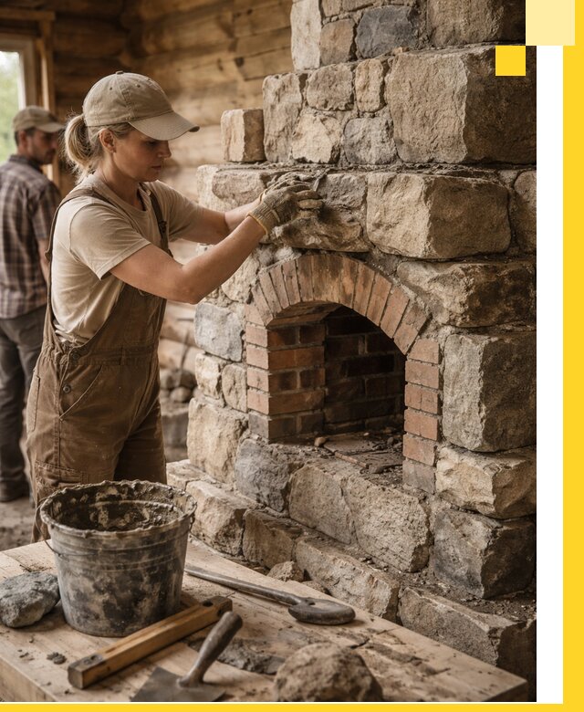 Каменные печи на заказ и монтаж в Краснокамске, долговечные решения