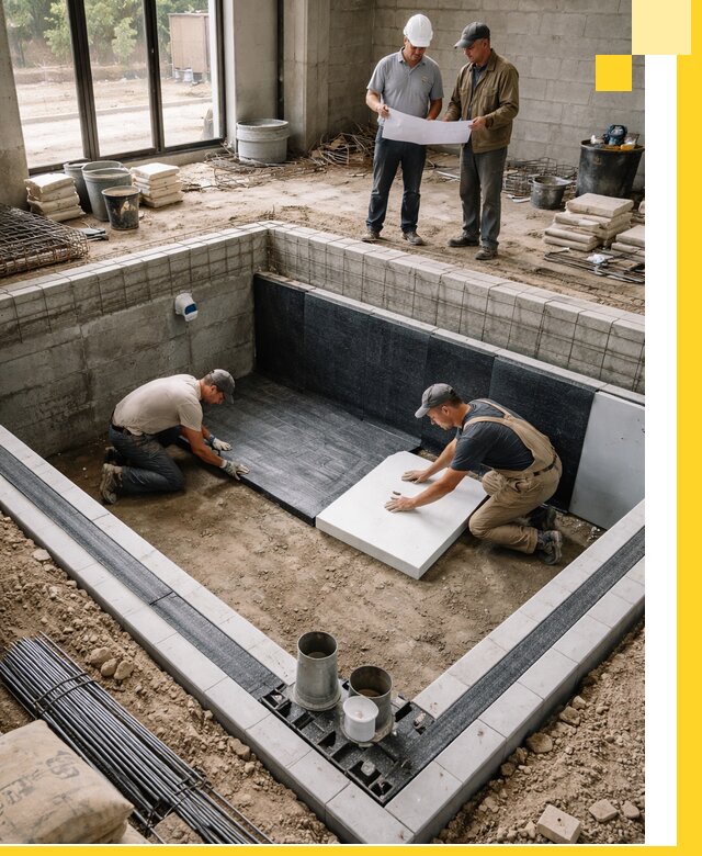 Проекты частных и общественных бассейнов под ключ в Краснокамске