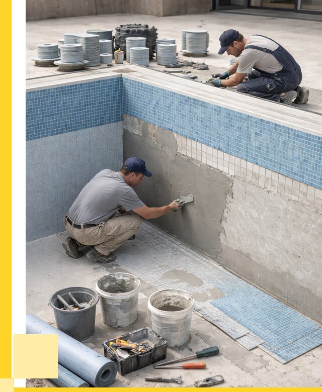 Ремонт и обслуживание бассейнов в Краснокамске от 25343 р. | ЭриданКнм