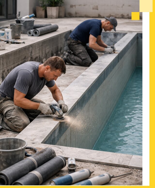 Профессиональный ремонт бассейнов под ключ в Краснокамске