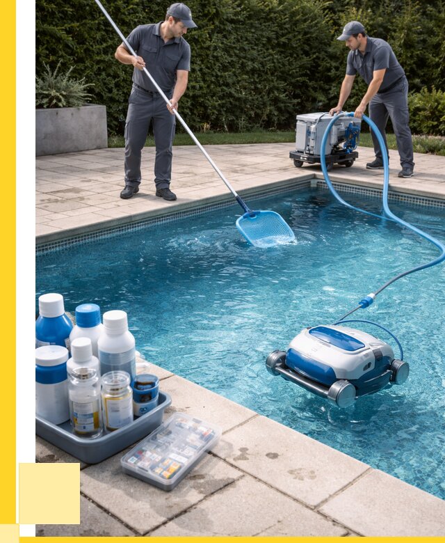 Чистка бассейнов в Краснокамске роботами, от 4562 р. | ЭриданКнм