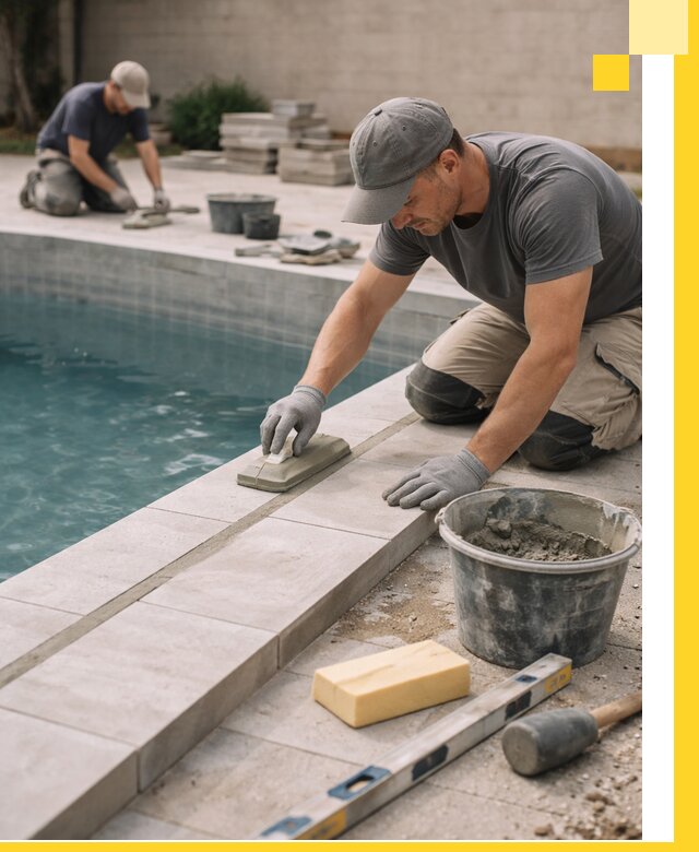 Отделка бассейнов в Краснокамске: декоративная отделка и гидроизоляция