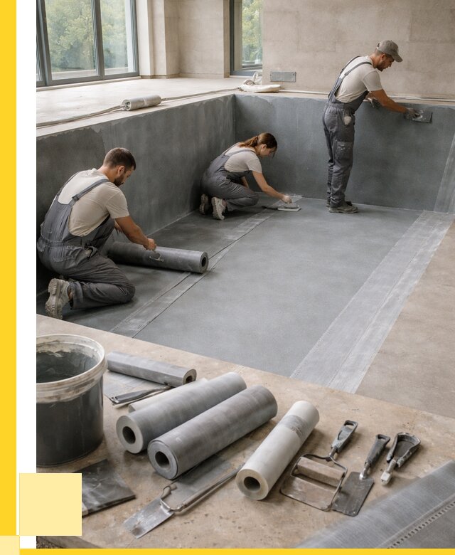 Гидроизоляция бассейнов в Краснокамске от 2027 р., ЭриданКнм