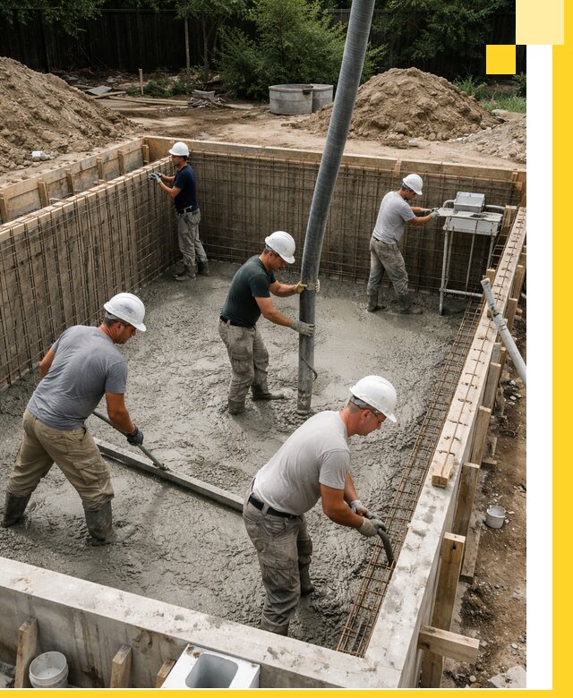 Строительство бетонных бассейнов под ключ в Краснокамске