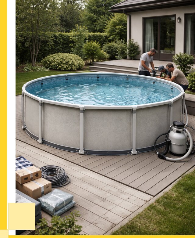 Купить каркасные бассейны в Краснокамске от 45617 р. | ЭриданКнм