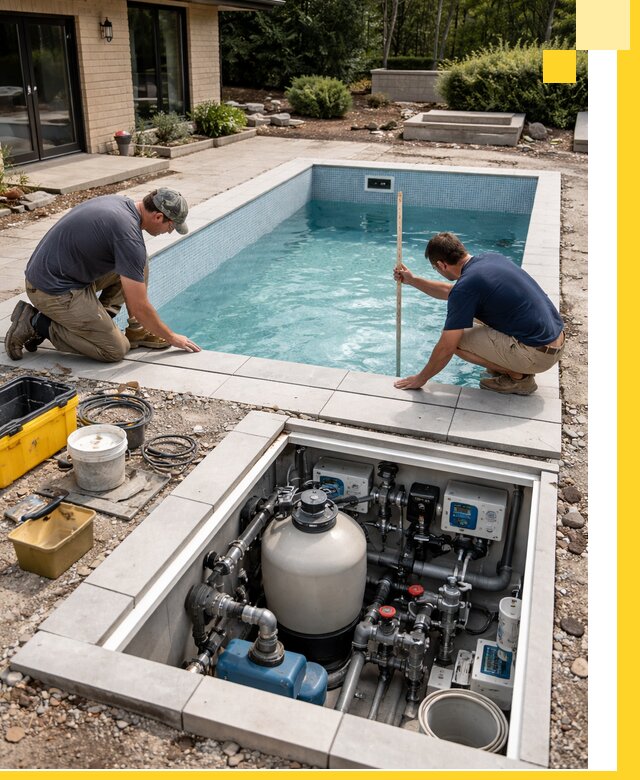 Строительство качественных домашних бассейнов под ключ в Краснокамске