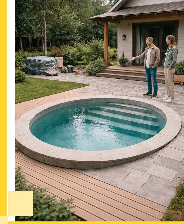 Бассейн на даче под ключ в Краснокамске от 202740 р., ЭриданКнм