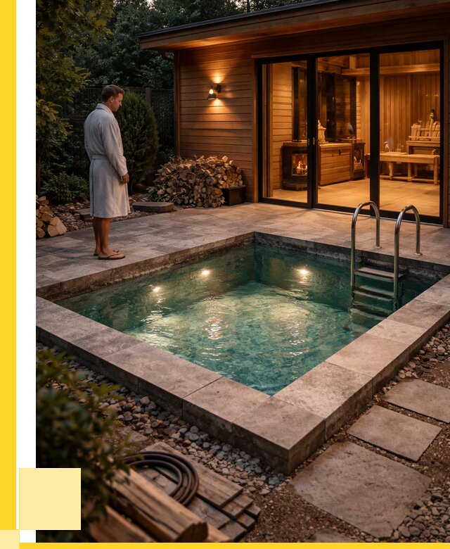 Бани с бассейном под ключ в Краснокамске от 96302 р. | ЭриданКнм