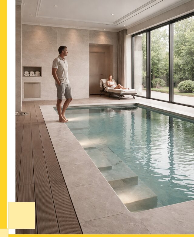 Бассейны в коттедже под ключ в Краснокамске от 1216440 р. | ЭриданКнм