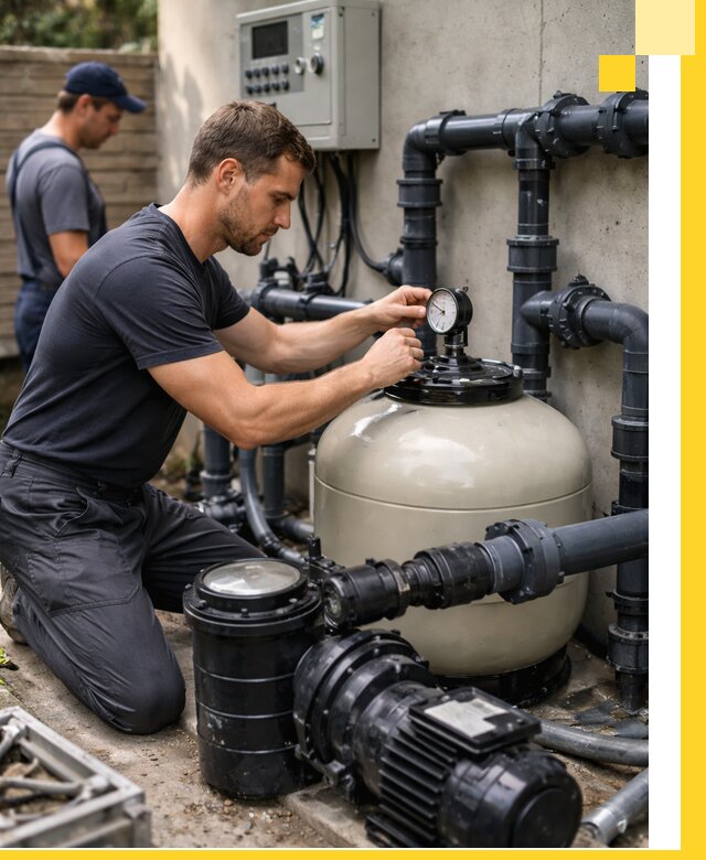 Поставка и монтаж фильтровального оборудования для бассейнов в Краснокамске