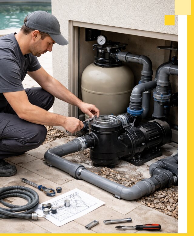 Поставка, монтаж и сервис насосов для бассейнов в Краснокамске