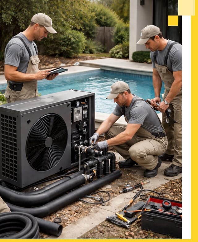 Проектирование и установка тепловых насосов для бассейнов в Краснокамске