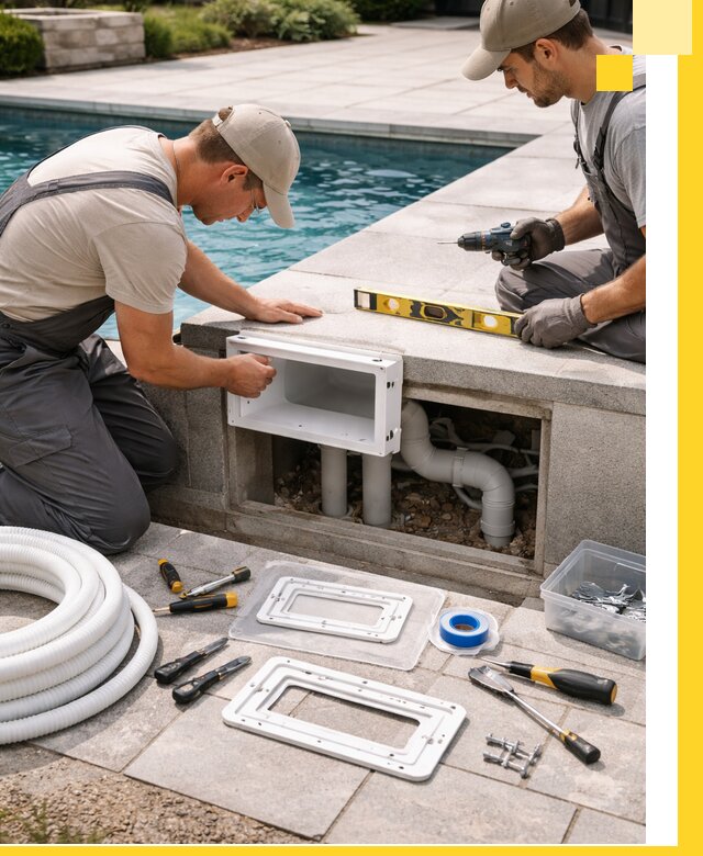 Поставка и установка скиммеров для бассейнов в Краснокамске