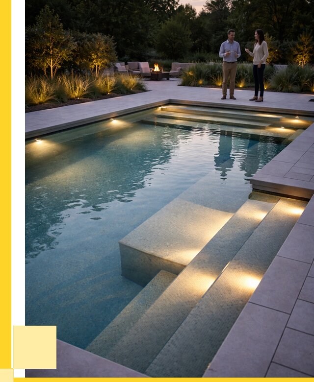 Освещение бассейнов в Краснокамске под ключ от 25343 р. | ЭриданКнм