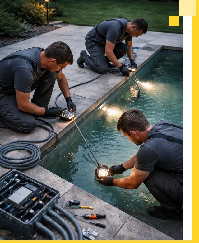 Профессиональное освещение бассейнов в Краснокамске: дизайн и монтаж