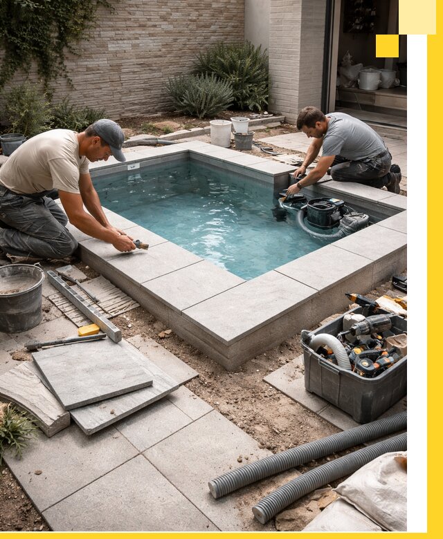 Мини бассейны под ключ в Краснокамске, дизайн и установка