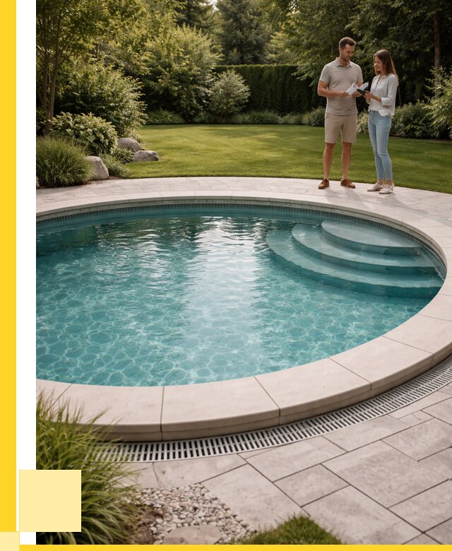 Круглые каркасные бассейны купить в Краснокамске от 253425 р. | ЭриданКнм