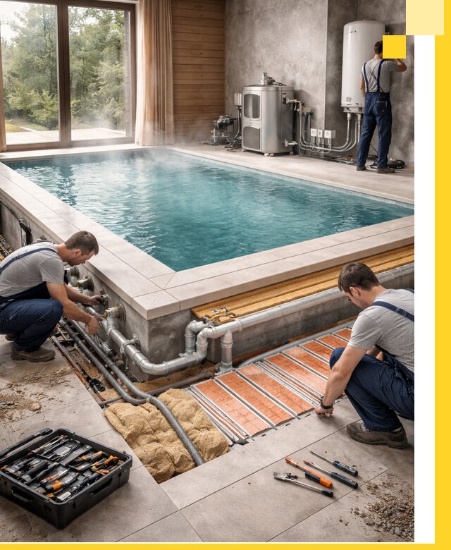 Проектирование и строительство тёплых бассейнов в Краснокамске