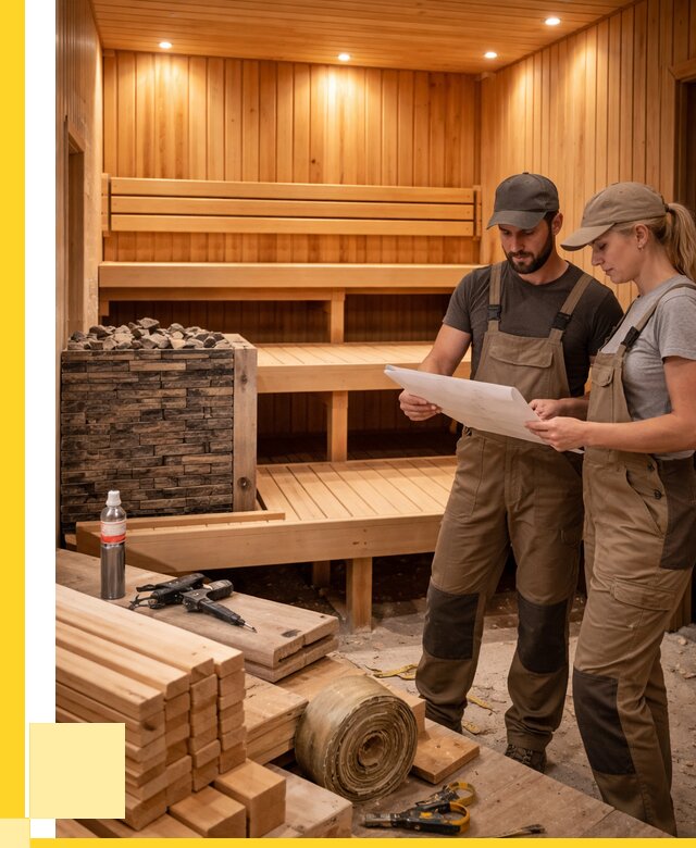 Строительство саун в Краснокамске под ключ от 253425 р., ЭриданКнм