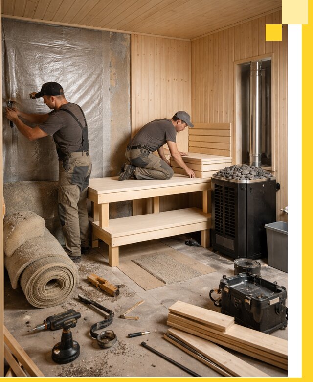 Проекты саун под ключ в Краснокамске дизайн и строительство