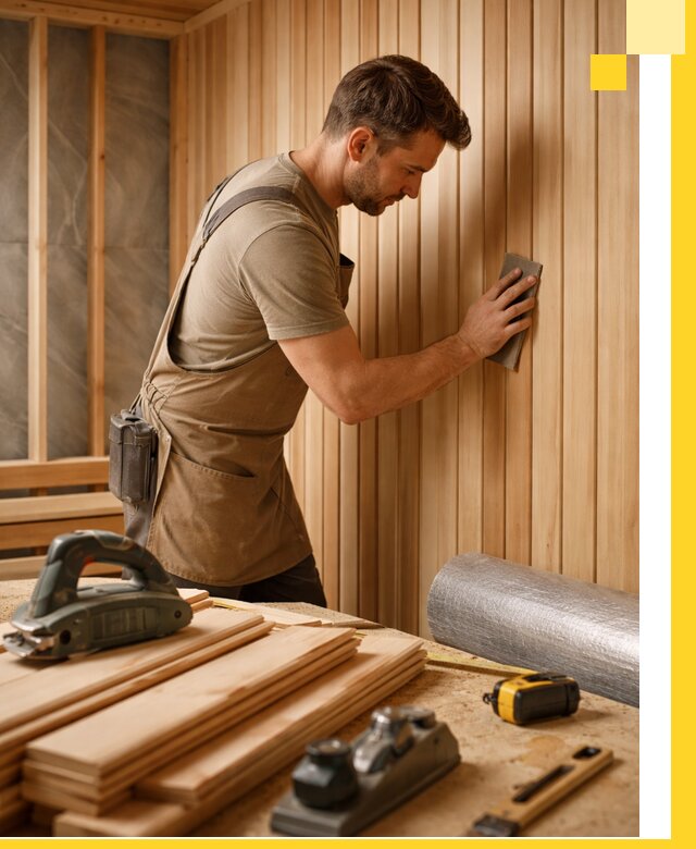 Профессиональная отделка саун и парных под ключ в Краснокамске