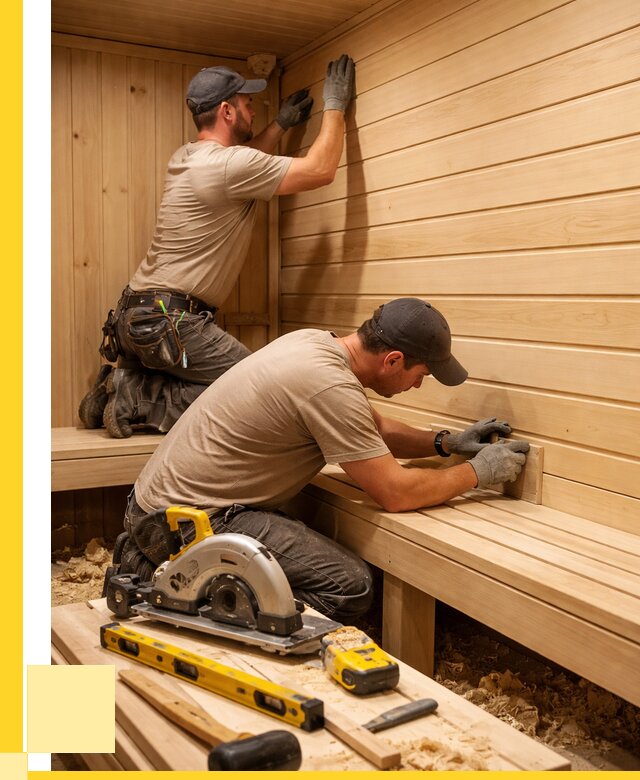 Обшивка саун вагонкой в Краснокамске от 2534 р. | ЭриданКнм