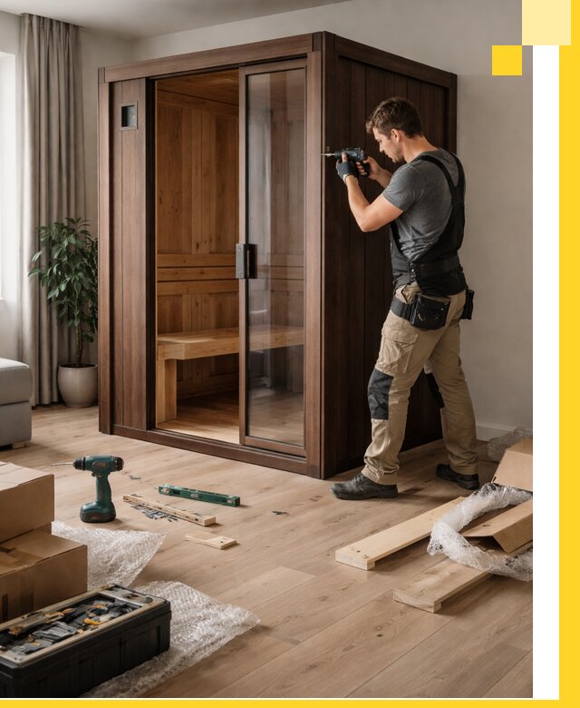 Установка и производство мини саун под ключ в Краснокамске