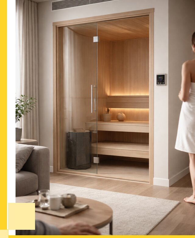 Сауна в квартире под ключ в Краснокамске от 121644 р. ЭриданКнм